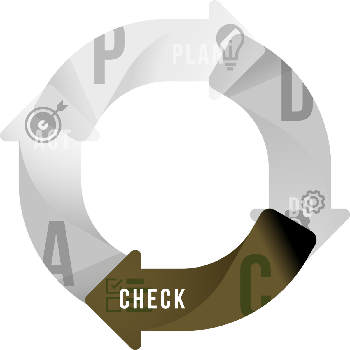 Cirkel PDCA PLAN CHECK